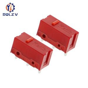 Kailh GM 4.0 Red Dot 3핀 6천만 클릭 수명 마우스 마이크로 스위치 컴퓨터 왼쪽 오른쪽 버튼
