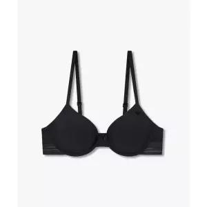 매장정품 EMPORIO ARMANI UNDERWEAR 엠포리오 아르마니 언더웨어 여성 스트라이프 밴딩 리브드 컨투어 브라