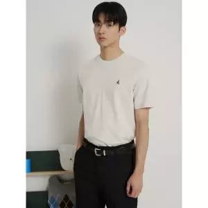 매장정품 BEANPOLE 빈폴 26SS [BC6242E72A] [Essential] 라운드 반소매 티셔츠 - 베이지 1636107