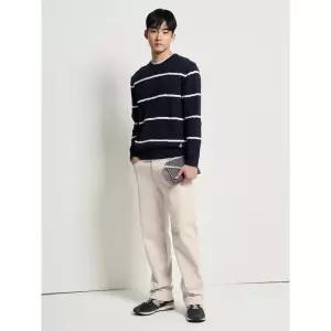 매장정품 BEANPOLE 빈폴 26SS 케이블 스트라이프 니트 - 네이비(BC6151C10R) 1636094