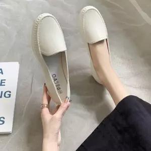 2컬러 플랫로퍼 발편한 젤리 여름 여성신발 플랫로퍼 데일리슈즈 여성로퍼 여름플랫