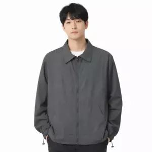 [리미드] 남성 오버핏 카라 집업 바람막이 점퍼 5C-JUA-Q079