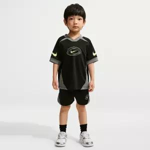 나이키 리틀키즈 드라이 핏 스우시 러브 투피스 쇼츠 세트 운동복 스포츠