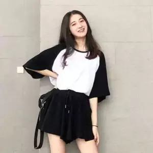 여성 편한 여름외출복 치마바지 와이드핏 반팔 세트 여성바지 청바지