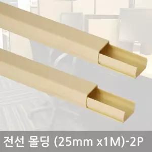 인도어몰딩606(25mm-2P) 전선정리 선정리 전선밴드 전선몰딩 DIY용품