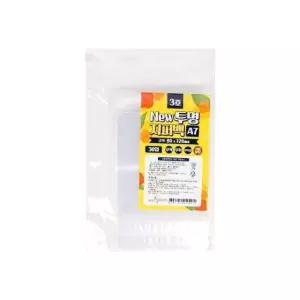 기븐 뉴투명지퍼백3호 A7/80X120mm(30입) (1개) 부품 소모품 자재 파츠