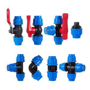 PE 파이프 커넥터 피팅 40 PC 25 밸브 튜브 직접 20 32 50MM