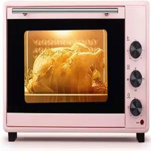 YWangChang 40L 다기능 오븐 온도 조절 가능한 0-230°C 및 60분 타이머 5겹 베이킹 위치 전기 유용