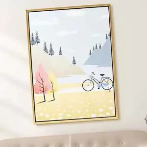 일러스트 캔버스 액자 풍경C 30x40cm 인테리어 캔버스액자틀