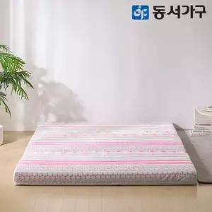 동서가구 허니셀 폼 극세사 3단 접이식 토퍼 매트리스 8cm Q DF644692