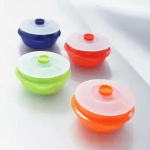 뚝배기 베르 전자레인지용 실리콘 미니뚝배기 4color 뚝배기