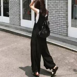 여성 민소매 점프수트 나시 와이드팬츠 일체형