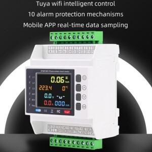 3상 에너지 미터 1002001000A Tuya WiFi 스마트 보호기과전압저전압전류 보호기 포함 양방향