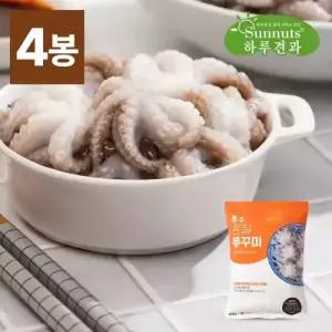 하루한끼 손질 쭈꾸미 600g x 4팩 샤브샤브 볶음 냉동 베트남산 쭈꾸미만