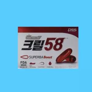 펄세스 크릴58 크릴오일 30캡슐 1개월 아커사 슈퍼바부스트
