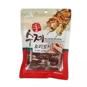 애견간식 펫스토리 수제 오리꼬치 1팩 90g