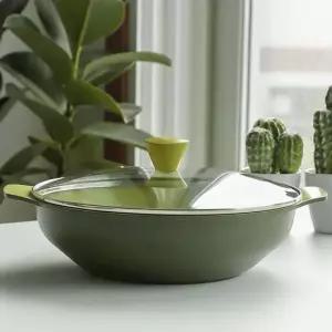 인덕션 세라믹 궁중전골 찜기 28cm 찜냄비 전골냄비 만두찜기