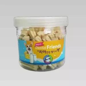 반려동물간식 덴탈프랜즈 밀크와 치즈 300g