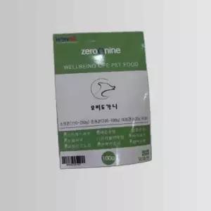 애견 수제간식 제로나인(오리도가니100g)