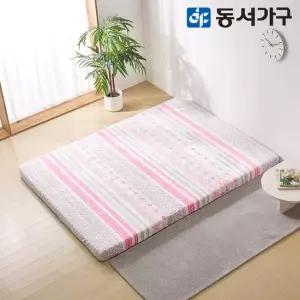 동서가구 허니셀 폼 극세사 3단 접이식 토퍼 매트리스 8cm MS DF644694