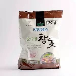 (옵션 순수한 참숯 2kg)참숯 2kg 바베큐 구이용 캠핑 차박 숯_25328905