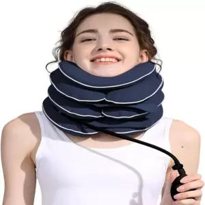목 스트레칭기 경추 견인 장치 통기성 세탁 가능한 원단으로 조절 풍선 보호대 효과적인 감압을 위한