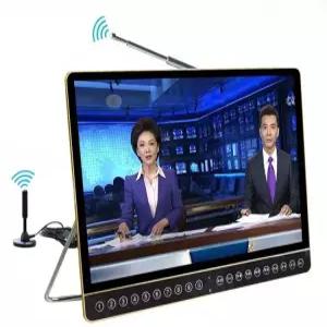DMB TV 휴대용 소형 모니터 캠핑용 경비실 차량용 미니 텔레비전 비디오