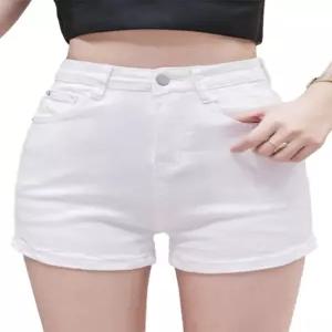 여자 팬츠 스판 여름 스키니 하이웨스트 청바지 핫팬츠