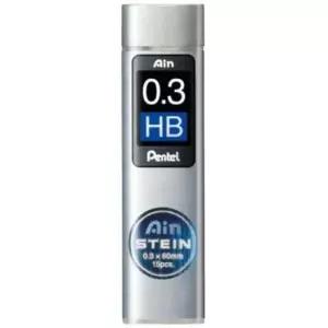 pentel샤프심 펜텔)아인슈타인 샤프심(C273-HB/15본/0.3mm)