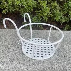 베란다 화분 걸이 진열대 흰색 22x18cm 화분걸이 화분선반