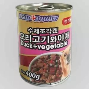 VPD 수제조각캔(주식캔) 400g - 오리고기와야채