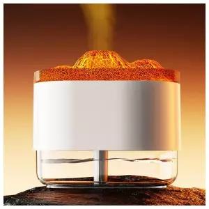 [웰스온] 볼케이노 USB 무드등 가습기 V1 (300ml) (화이트)