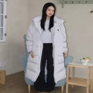 와키윌리 25FW 롱 다운 점퍼 그레이 WA2504DP04GR