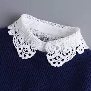 고품질 페이크카라 블라우스 넥케이프 레이어드 레이스카라 옷카라 셔츠카라 (W9A5873)