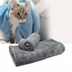 kimspp 고급 초극세사 펫타올(70x70cm) 강아지 고양이 목욕수건 애견타월