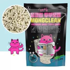 (ABM도매콜) 몽크린 매일 두부모래 7L 베이비파우더 2.8kg