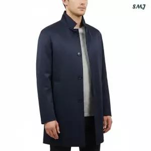 에스엠진 SMJ1096 남성 싱글 트렌치 코트 남자 하프 봄 가을