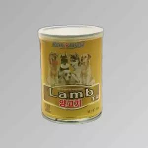 양고기 애견 통조림 캔 400g 간식 고양이