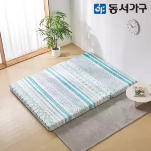동서가구 극세사 9존 웨이브 폼 3단 접이식 토퍼 매트리스 8cm MS DF644670