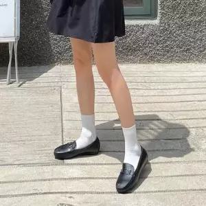 오너클랜 인기상품 소가죽 빅사이즈 심플 로퍼 디자인 데일리 여성 플랫 슈즈 6SS [WFM044O_260516]