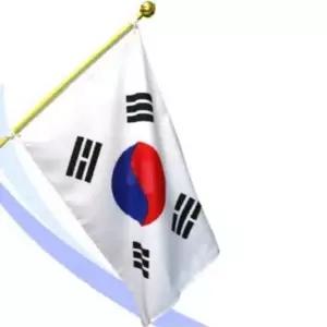 고품질 가정용태극기세트(원통보관함+금봉우리+봉+태극기) (W2F0921)