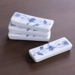 클래식블루 수저받침 도자기수저받침 (W91E4F9)
