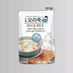 애견간식 더독 수제 오리죽 1팩 150g
