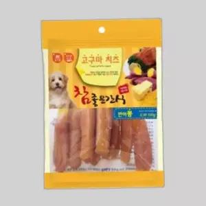 애견 영양 기능성 간식 고구마 치즈 연어봉 100g