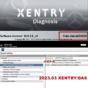 SD카드 Xentry DAS 소프트웨어, 오픈 포트 2 용 온라인 J2534 패스 스루 버전 설치 또는 업그레이드, 2023.