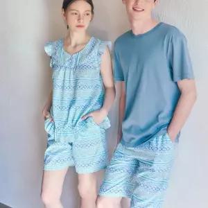 (커플속옷)레이온 에스닉 나염 바지VEPS111MW