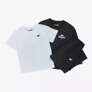 백화점정품 뉴발란스 키즈 상하복 세트 선물 [3PCS] NBSC_일러스트 우븐 셋업(NK9YG1711U) 주니어 두벌세트
