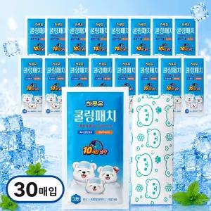  하루온 쿨링패치 붙이는 쿨링시트 30매입 / 열패치/냉각시트/해열시트/쿨팩/여름필수품