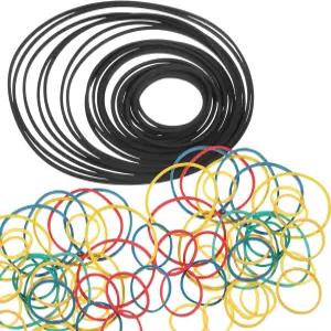 60Pcs 고무 풀리 벨트 RC 자동차 엔진 구동 변속 모델 비행기 장난감 바퀴 DIY 로봇 트럭 액세서리용
