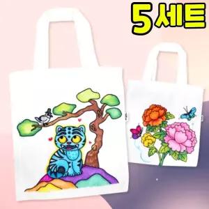 민화 미니 에코백 만들기 DIY 세트 키트 우리나라 호국보훈 교구 재료